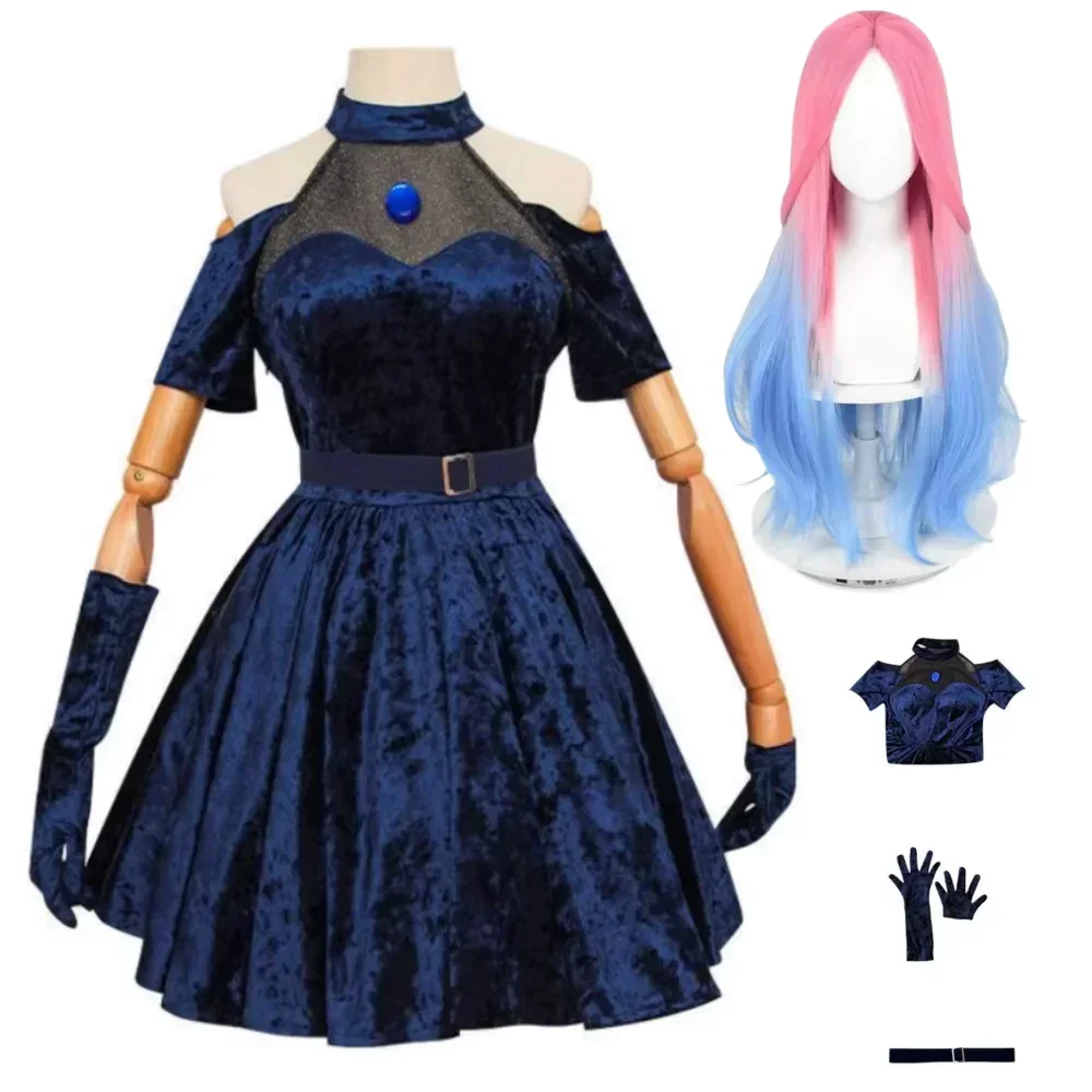 Anime Cosplay Blue Hair - Mizi Cosplay Costume Anime Alien Stage