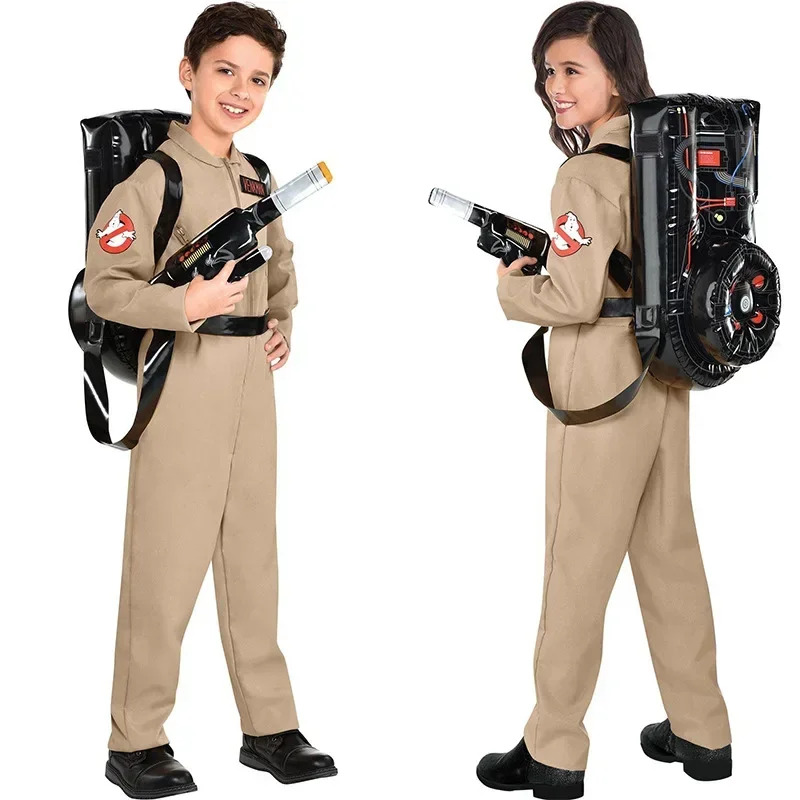 Kids Cosplay Anime - Halloween Children Father Ghostbusters Costume Themed