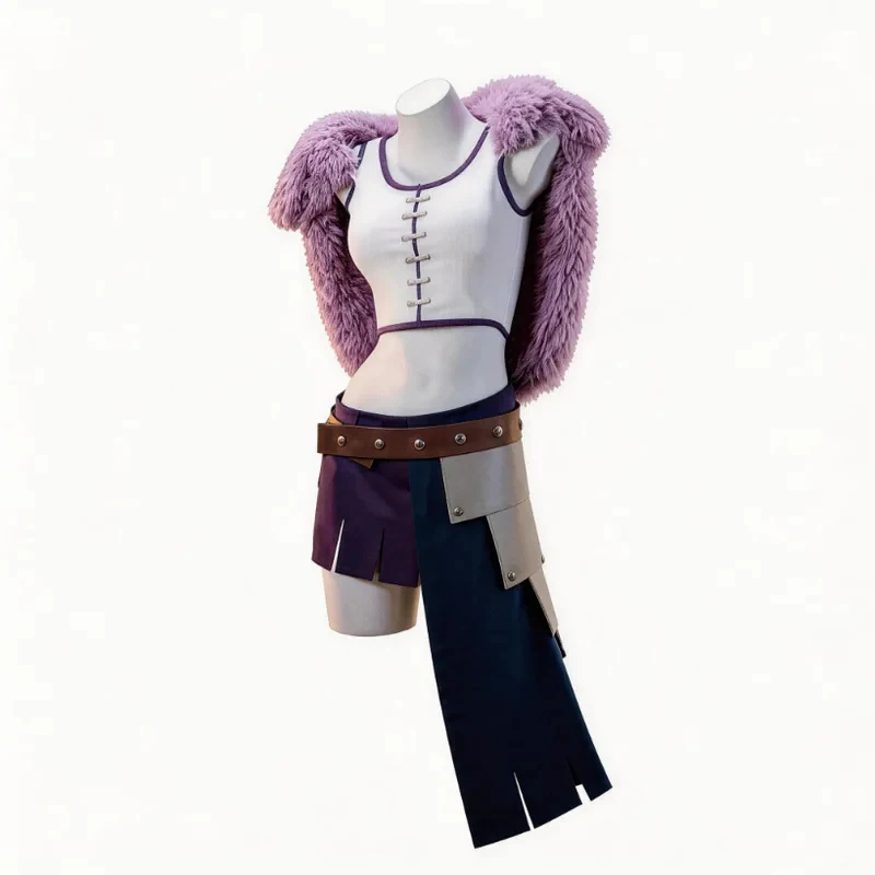 Anime Cosplay Nico Robin - Nico Robin Cosplay Costume Purple Set