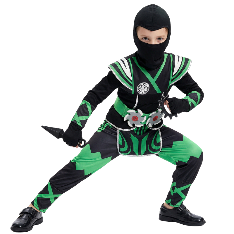 Kids Cosplay Anime - Japanese Ninja Costume Set for Children