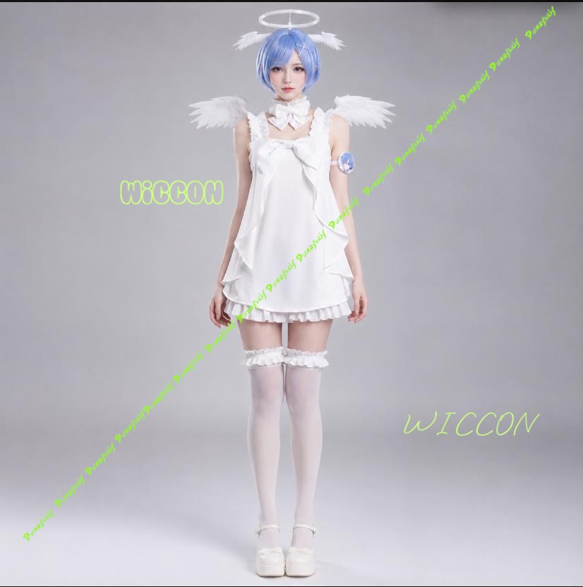 Re Zero Rem Wig - Re Zero Character Cosplay Attire Ram