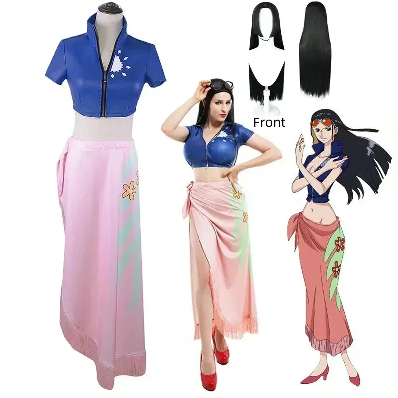 Nico Robin Cosplay Costume Dre - огляд і ціна Anime Cosplay Nico Robin