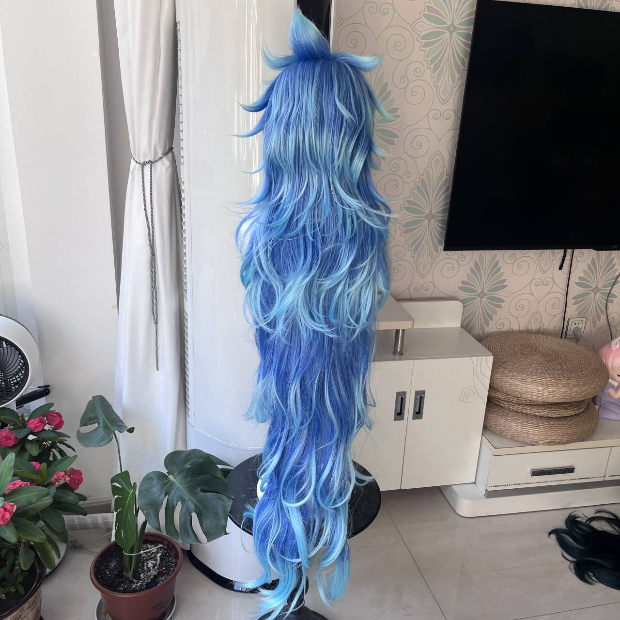 [Styled Wig]Idia Cosplay Wig A - огляд і ціна Anime Cosplay Blue Hair