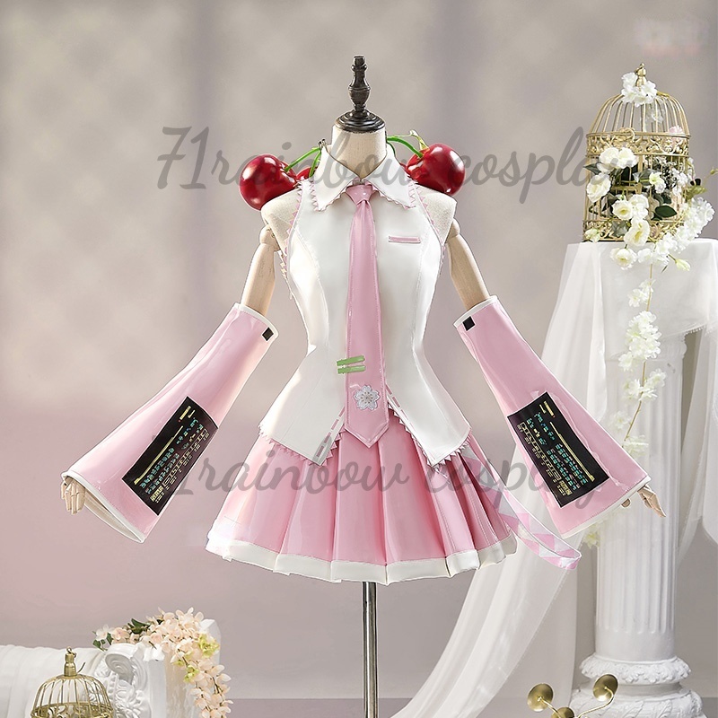 Sakura Mikuu Cosplay Costumes  - огляд і ціна Anime Cosplay Miku