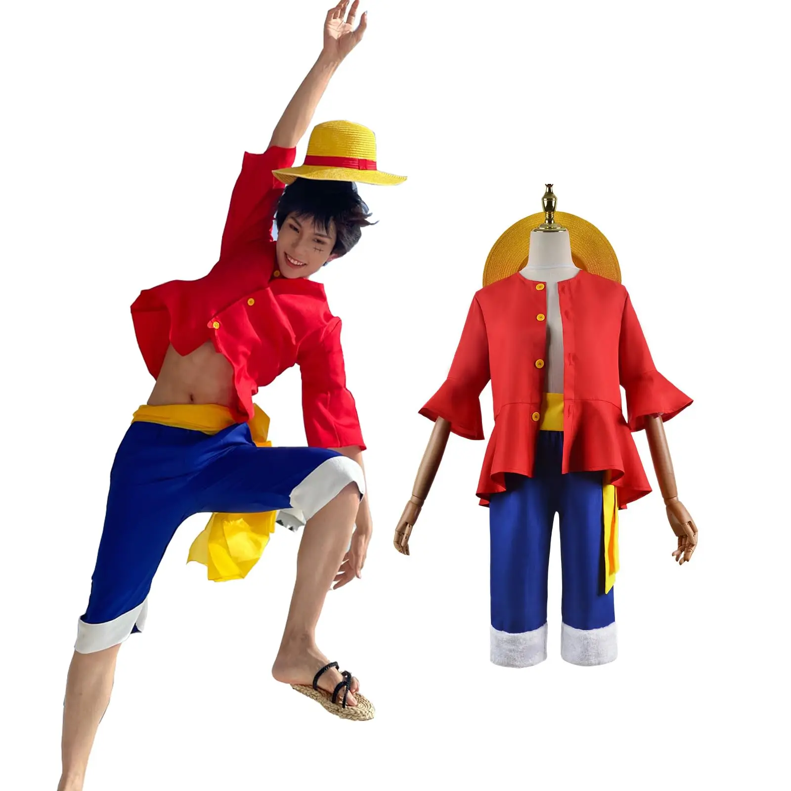 Anime Monkey D Luffy Cosplay C - огляд і ціна Anime Cosplay Pics
