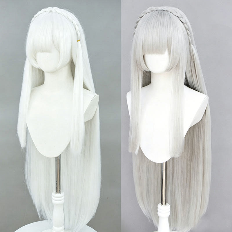 Anime Re:Zero Emilia Cosplay W - огляд і ціна Re Zero Rem Wig