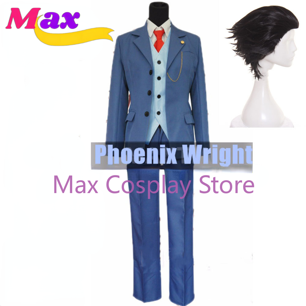 Max Phoenix Wright Cosplay Cos - огляд і ціна Anime Cosplay Nz