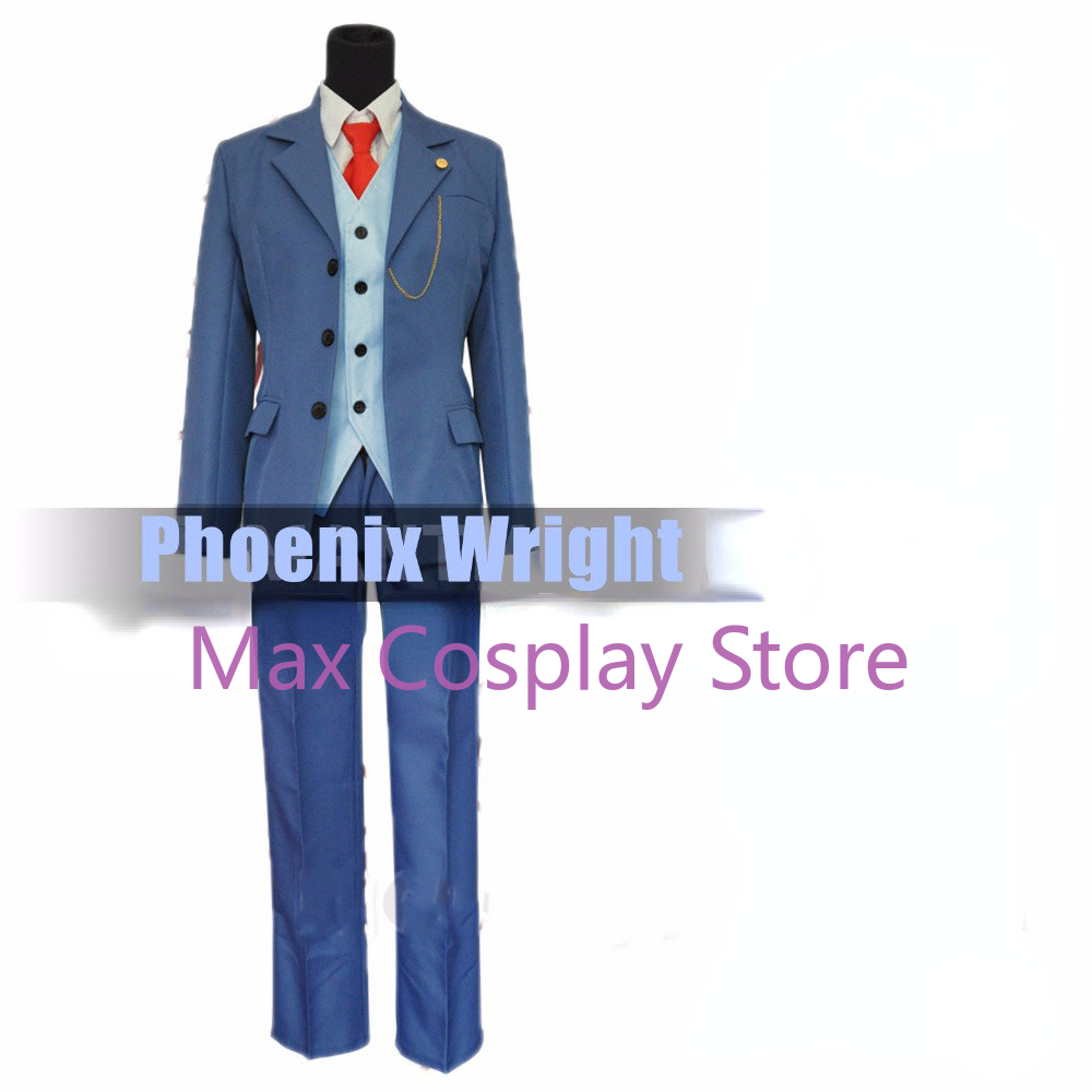 Max Phoenix Wright Cosplay Cos - огляд і ціна Anime Cosplay Nz