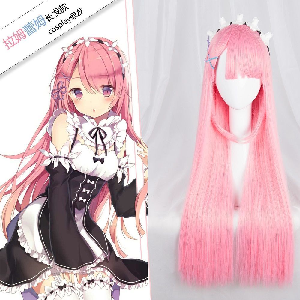 Re Zero Ram & Rem Cosplay Wig  - огляд і ціна Re Zero Rem Wig