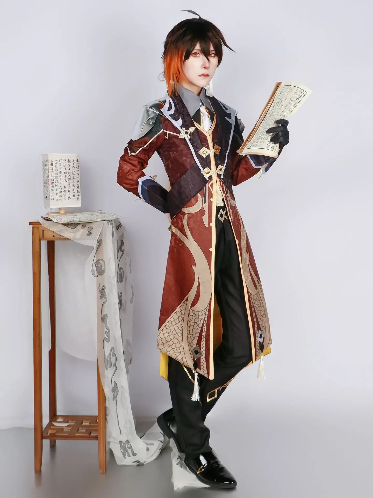 Genshin Impact Zhongli Cosplay - огляд і ціна Anime Cosplay Dress For Men
