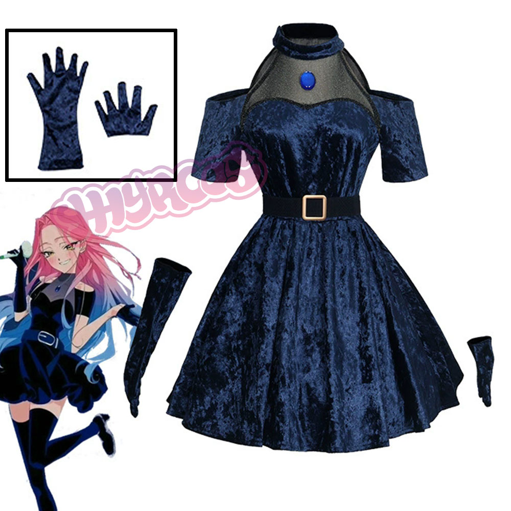 Mizi Cosplay Anime Alien Stage - огляд і ціна Anime Cosplay Blue Hair