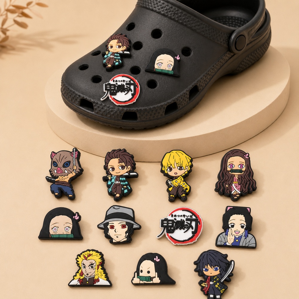 Anime Clog Button Pins Demon S - огляд і ціна Cosplay Anime Tsunade