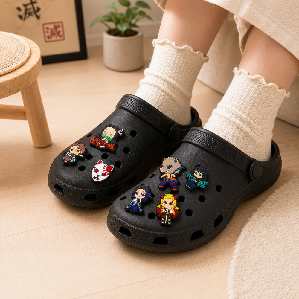 Anime Clog Button Pins Demon S - огляд і ціна Cosplay Anime Tsunade