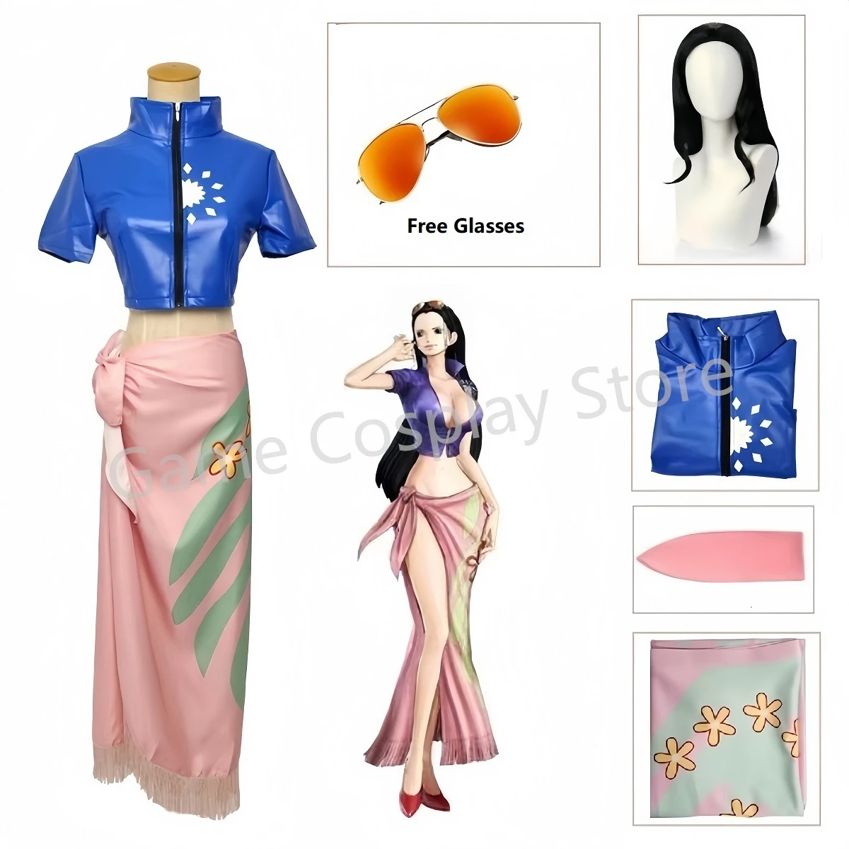 Nico Robin Cosplay Costume Dre - огляд і ціна Anime Cosplay Nico Robin