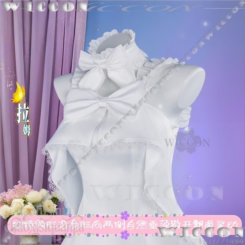 Ram Rem Sweet Angel Pure White - огляд і ціна Re Zero Rem Wig