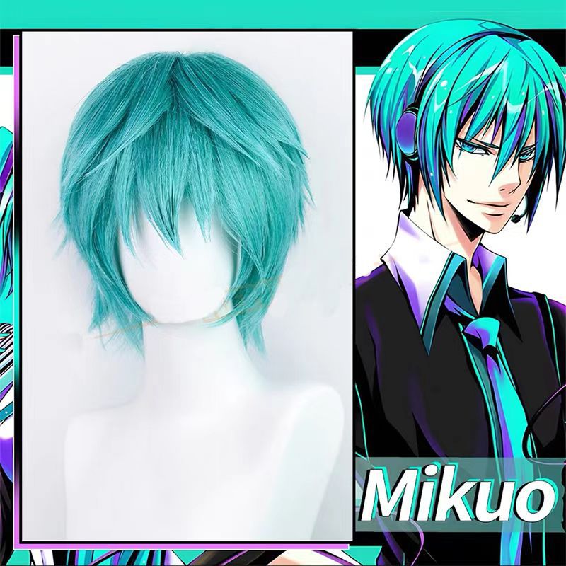 Mikuo Cosplay Wig Anime Miku B - огляд і ціна Anime Cosplay Blue Hair