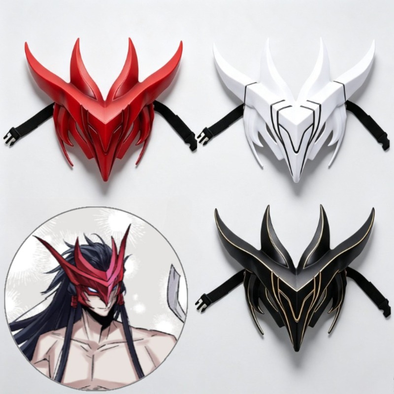 Plastic Mask Yone League of Le - огляд і ціна Anime Cosplay Tiktok