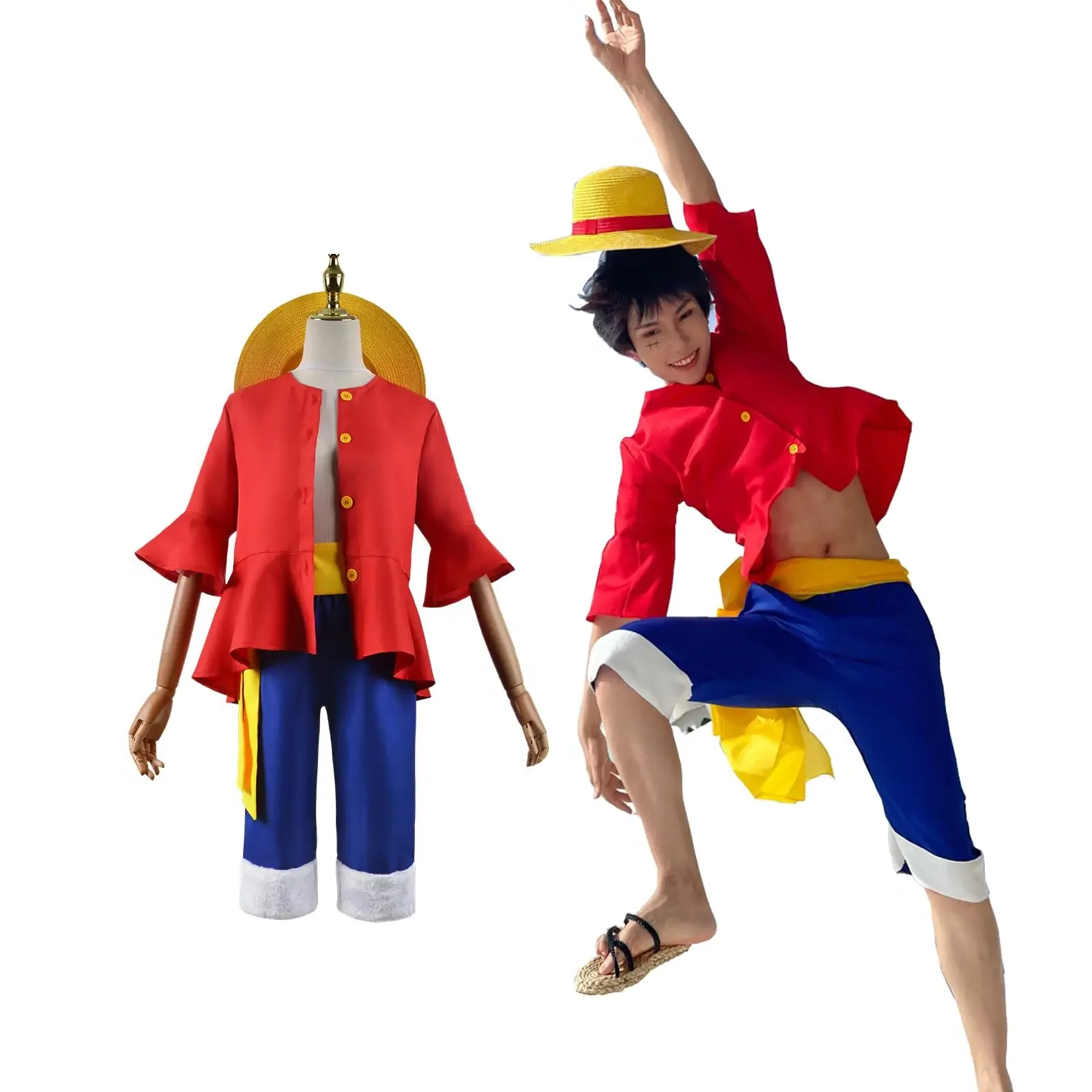 Anime Monkey D Luffy Cosplay C - огляд і ціна Anime Cosplay Pics