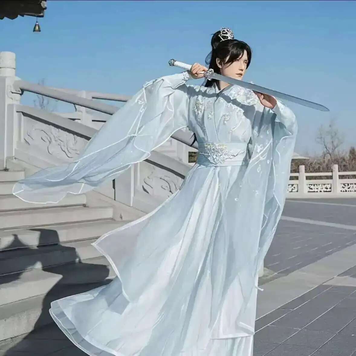 Large Size 3XL Hanfu Men Chine - огляд і ціна Anime Cosplay Dress For Men