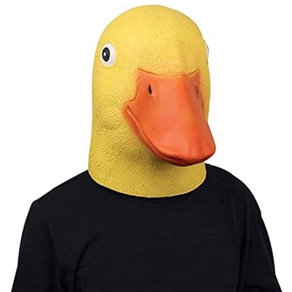 Novelty Yellow Duck Head Mask  - огляд і ціна Anime Cosplay Pics