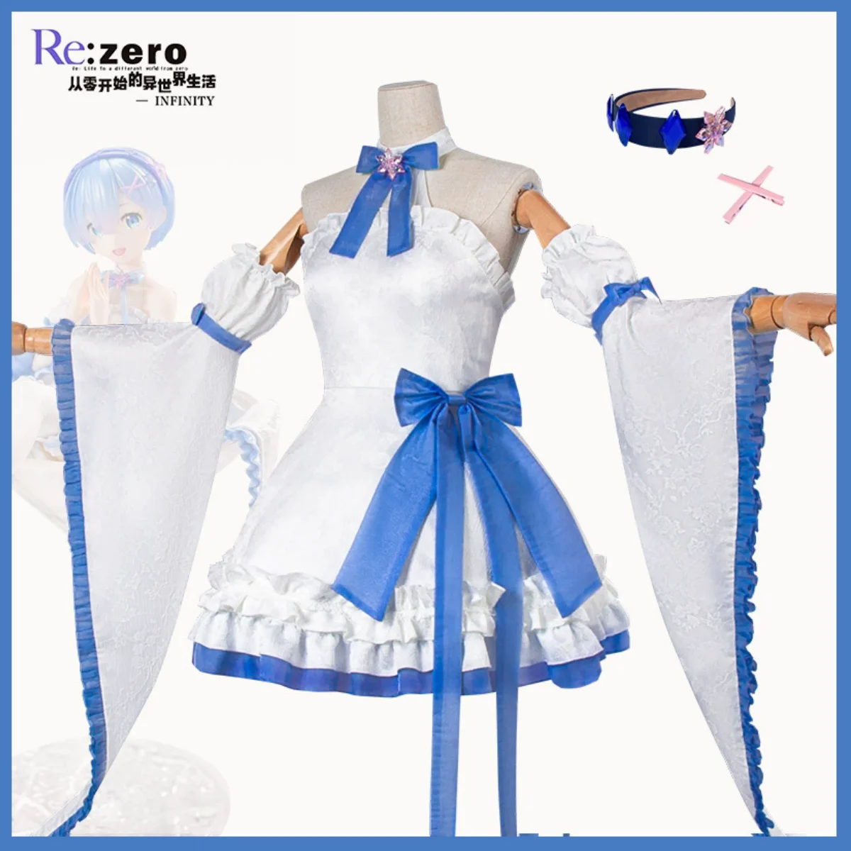 XqAnime Re:Life in A Different - огляд і ціна Re Zero Rem Wig