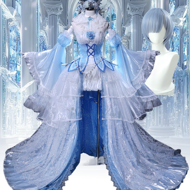 Halloween Costume Adults Anime - огляд і ціна Re Zero Rem Wig